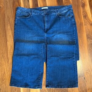 LC Lauren Conrad Dark Blue Flare Jeans